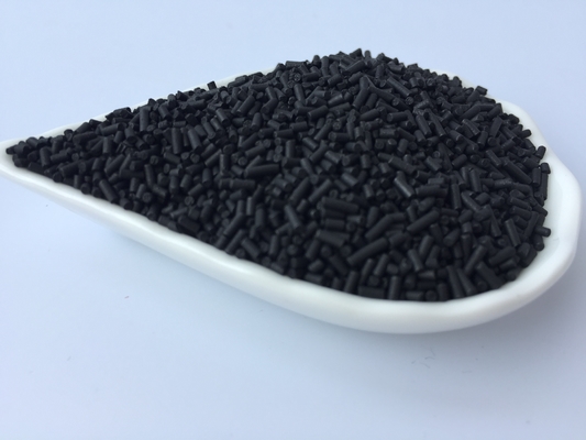 1.1mm - 1.2mm άνθρακα μοριακός χρόνος προσροφητικών 2X50S Adsorprion κόσκινων μαύρος κοκκώδης