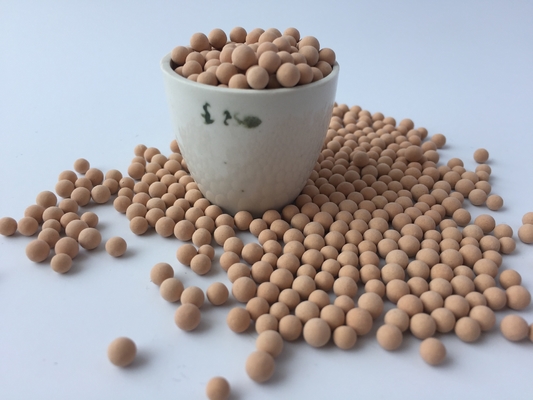 ποιότητας  1.6-2.5mm 4A Molecular Sieve Desiccant Granular  With 85N Compressive Strength Εργοστάσιο