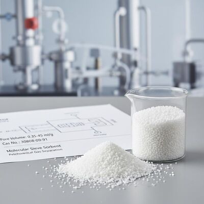 Αρσόρπιο μοριακού σίτου με όγκο πόρων 0,35-0,45 ml/g και θερμική σταθερότητα έως 400 °C για το διαχωρισμό πετροχημικών αερίων