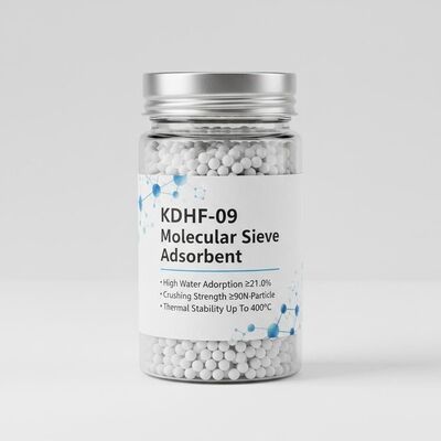 KDHF-09 Μοντεαλικός απορροφητικός σφηνώτης με υψηλή απορρόφηση νερού ≥ 21,0%, αντοχή σε συντριβή ≥ 90N/σωματίδιο και θερμική σταθερότητα έως 400°C